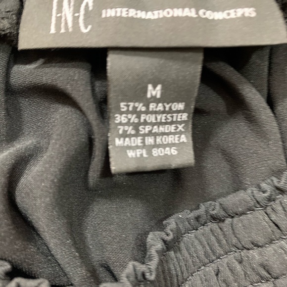 I.N.C. International Concepts Smocked Off The Shoulder Long Sleeve Top - Picture 6 of 10